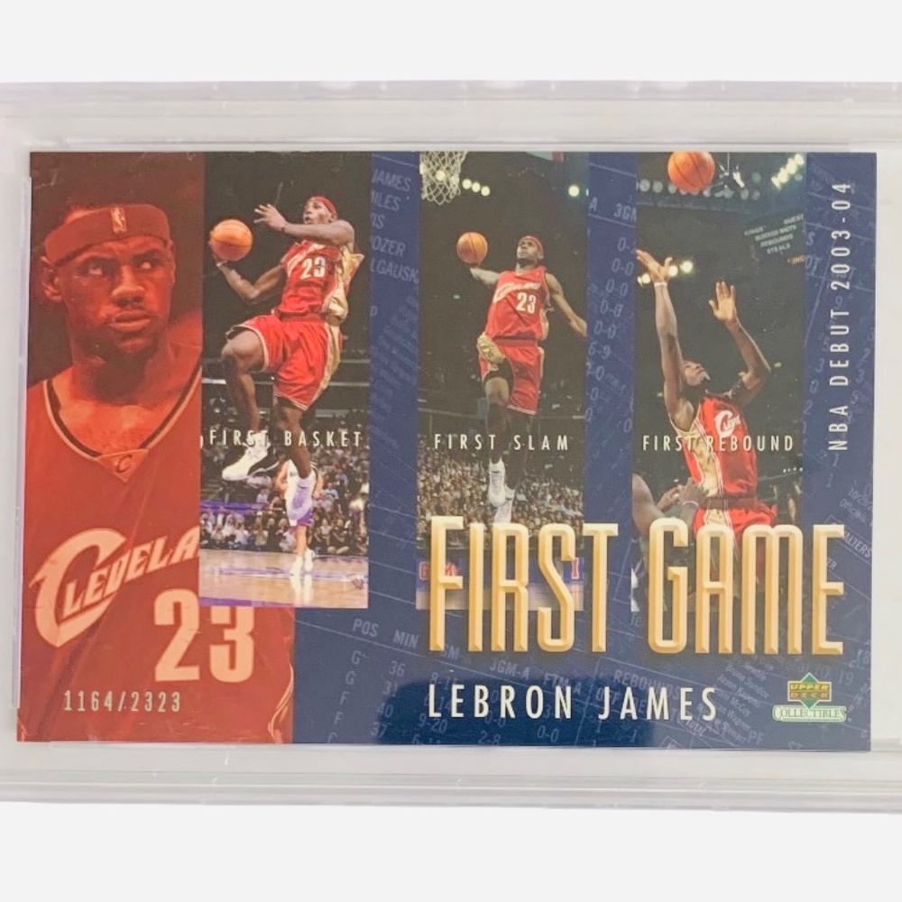 RARE* NUMBERED LEBRON JAMES ROOKIE - 2003-04 UPPER DECK #’d /2323 COPIES MADE🔥